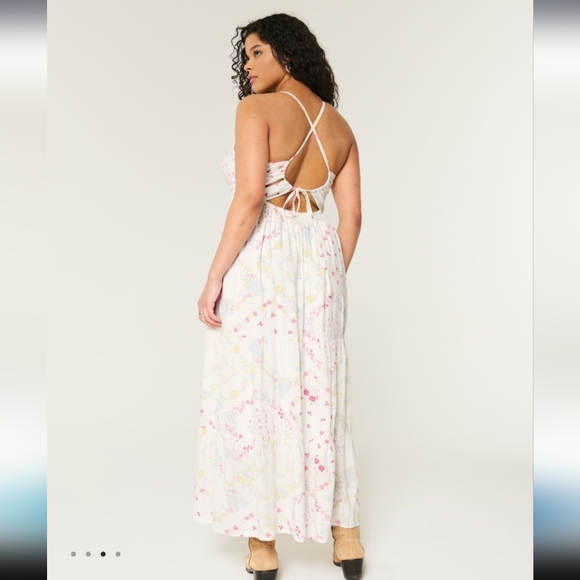 Hollister Floral Maxi Dress Medium - Picture 2 of 2